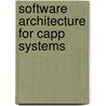 Software architecture for capp systems door Roel Jonkers
