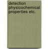 Detection physicochemical properties etc. door Otten