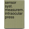 Sensor syst. measurem. intraocular press door Besten