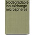 Biodegradable ion-exchange microspheres