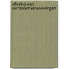Effecten van curriculumveranderingen door J. Cohen-Schotanus
