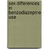 Sex differences in benzodiazepine use