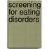 Screening for eating disorders