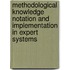 Methodological knowledge notation and implementation in expert systems