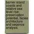 Barrier island coasts and relative sea level rise: preservation potential, facies architecture and seqence analysis