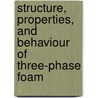Structure, properties, and behaviour of three-phase foam door C.W. den Engelsen