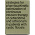 Strategies for pharmacokinetic optimization of continuous infusion therapy of ceftazidime and aztreonam in patients with cystic fibrosis