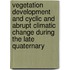 Vegetation development and cyclic and abrupt climatic change during the late quaternary