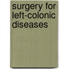Surgery for left-colonic diseases by A.W. Gooszen