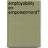 Employability en empowerment?