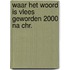 Waar het Woord is vlees geworden 2000 na chr.