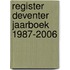 Register Deventer Jaarboek 1987-2006