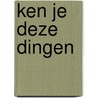 Ken je deze dingen door Curti