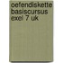 Oefendiskette basiscursus Exel 7 UK
