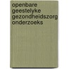 Openbare geestelyke gezondheidszorg onderzoeks door Onbekend