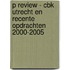 P review - CBK Utrecht en recente opdrachten 2000-2005