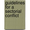 Guidelines for a sectorial conflict door L. Reychler