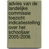 Advies van de Landelijke Commissie Toezicht Indicatiestelling over het schooljaar 2005/2006 by Lcti
