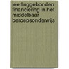 Leerlinggebonden financiering in het middelbaar beroepsonderwijs by E.M. Hoenderkamp