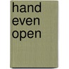 Hand even open door Habraken