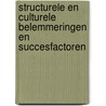 Structurele en culturele belemmeringen en succesfactoren door A. Dewaele