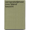 Aansprakelijkheid voor falend toezicht door M.S. van der Keur