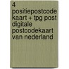 4 positiepostcode kaart + Tpg post digitale postcodekaart van Nederland door Onbekend