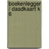Boekenlegger / daadkaart k 6