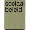 Sociaal beleid by J.H. de Bes