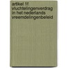 Artikel 1F Vluchtelingenverdrag in het Nederlands Vreemdelingenbeleid door Acvz