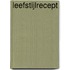 Leefstijlrecept