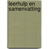 Leerhulp en samenvatting door P.F. Roskam