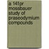 A 141pr mossbauer study of praseodymium compounds