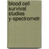Blood cell survival studies y-spectrometr