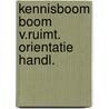 Kennisboom boom v.ruimt. orientatie handl. door Onbekend