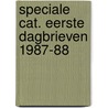 Speciale cat. eerste dagbrieven 1987-88 by Avezaat