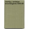 Veertig j. landelyk woonwagenw.1946-86 door Jeurgens