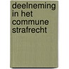 Deelneming in het commune strafrecht door Drewes