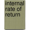 Internal rate of return door Hajdasiaki