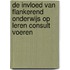 De invloed van flankerend onderwijs op leren consult voeren