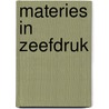 Materies in zeefdruk door L. Hoenraet