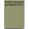 Build-it-yourself sundial for 50 N by R.J. Walrecht