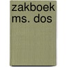 Zakboek ms. dos by King
