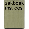 Zakboek ms. dos door King