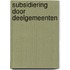 Subsidiering door deelgemeenten