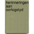 Herinneringen aan oorlogstyd