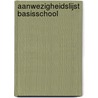 Aanwezigheidslijst basisschool door Onbekend