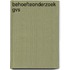 Behoefteonderzoek GVS