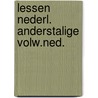Lessen nederl. anderstalige volw.ned. door Simon Verhallen