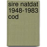 Sire natdat 1948-1983 cod by Adele Faber